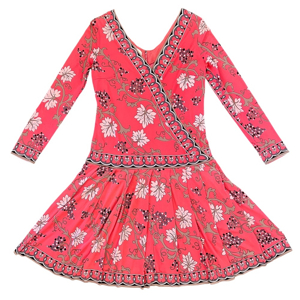 Vintage 70s Emilio Pucci Silk Dress, S/M